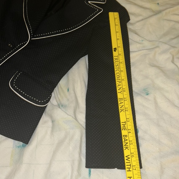 Bebe black/white blazer NWOT - Picture 12 of 17
